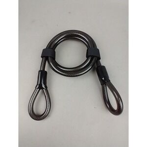 Sportneer 5' Security Replacement Steel Cable For Bicycle U Lock Set -Cable Only